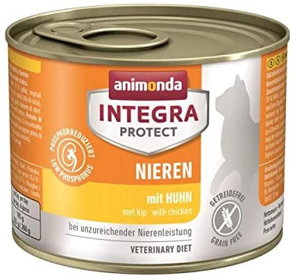  animonda Integra Protect Riñón Gallina 24 X 200 g húmedo Forro para gatos 
