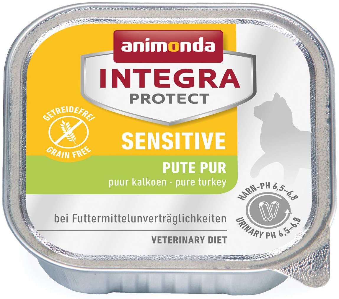  Animonda Integra Protect Sensitive , Comida húmeda para dieta de gatos con alergias alimentarias, 200 g, pack de 6 