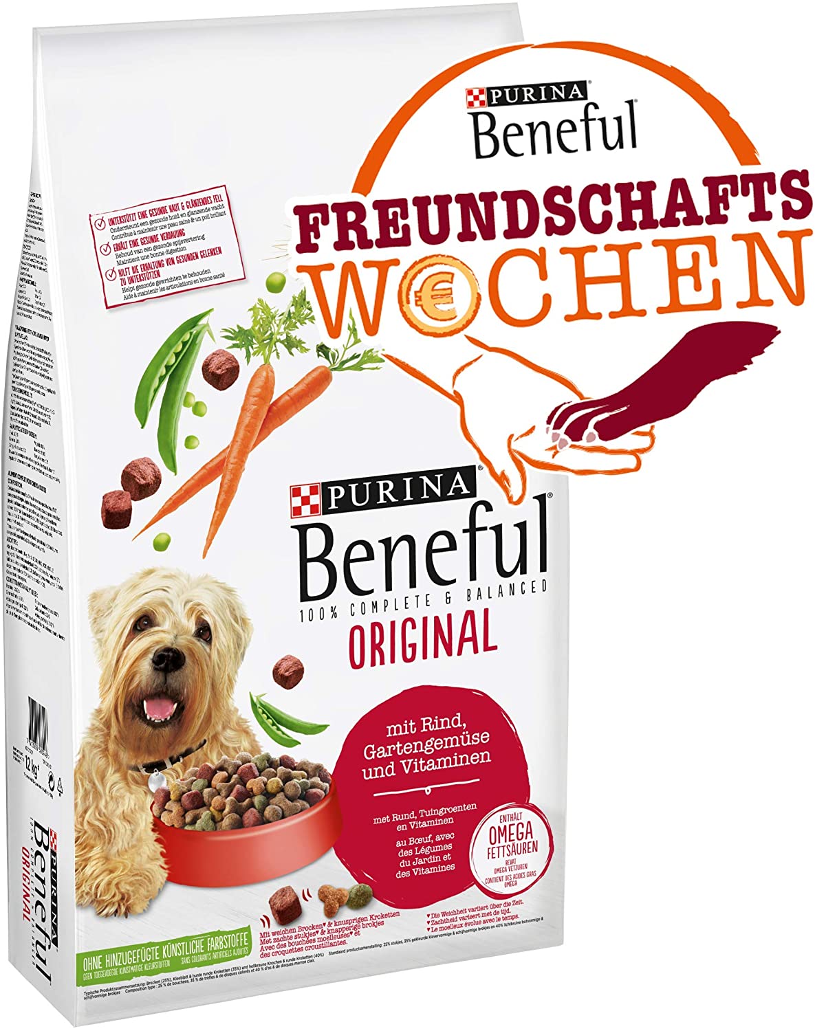  Beneful Purina Perros trockenfutter Original (con Vacuno y Verduras) 