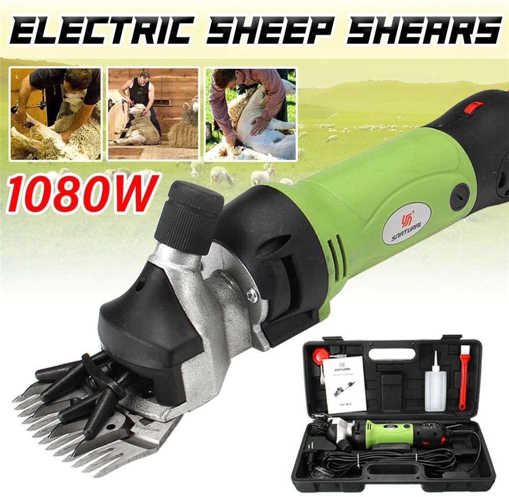  Di Spina Elettrico Shearing Clipper Esquilar Ovejas Perro Peli Di Animali Domestici TAGLIATORE REGOLABILE 6 Velocità Di Taglio Macchina Granja De Recorte Tijera Strumento 