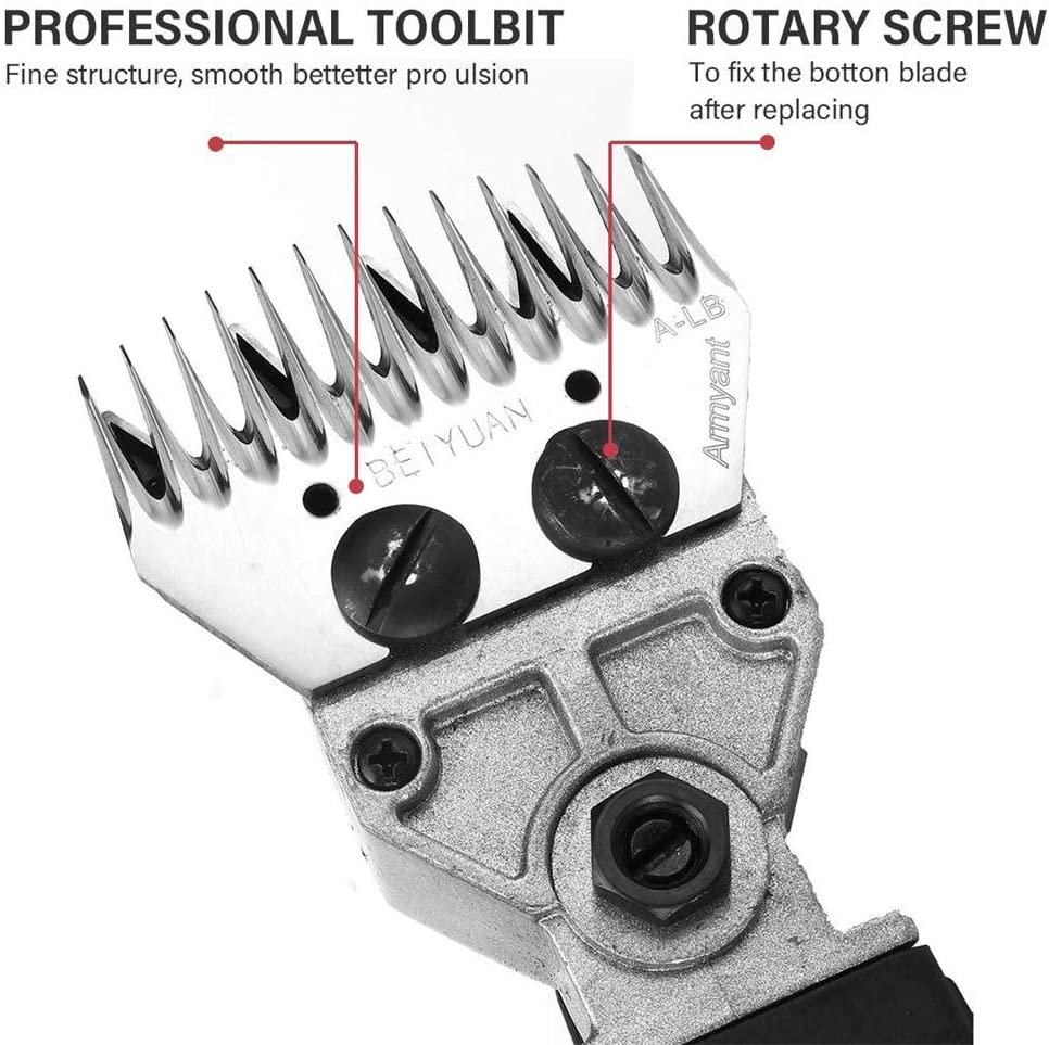  Di Spina Elettrico Shearing Clipper Esquilar Ovejas Perro Peli Di Animali Domestici TAGLIATORE REGOLABILE 6 Velocità Di Taglio Macchina Granja De Recorte Tijera Strumento 