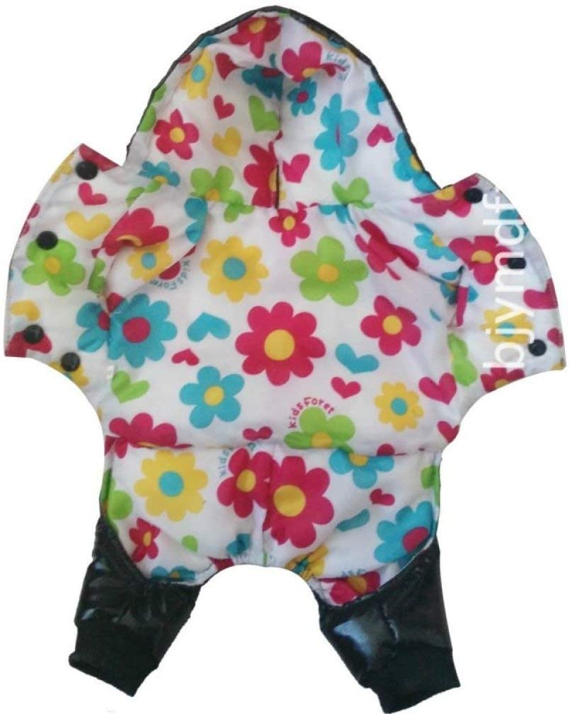  Impermeable Sólido Perro Abrigo Invierno de Gran tamaño Ropa para Mascotas Espesamiento Traje de Chaqueta de Perro Abajo 