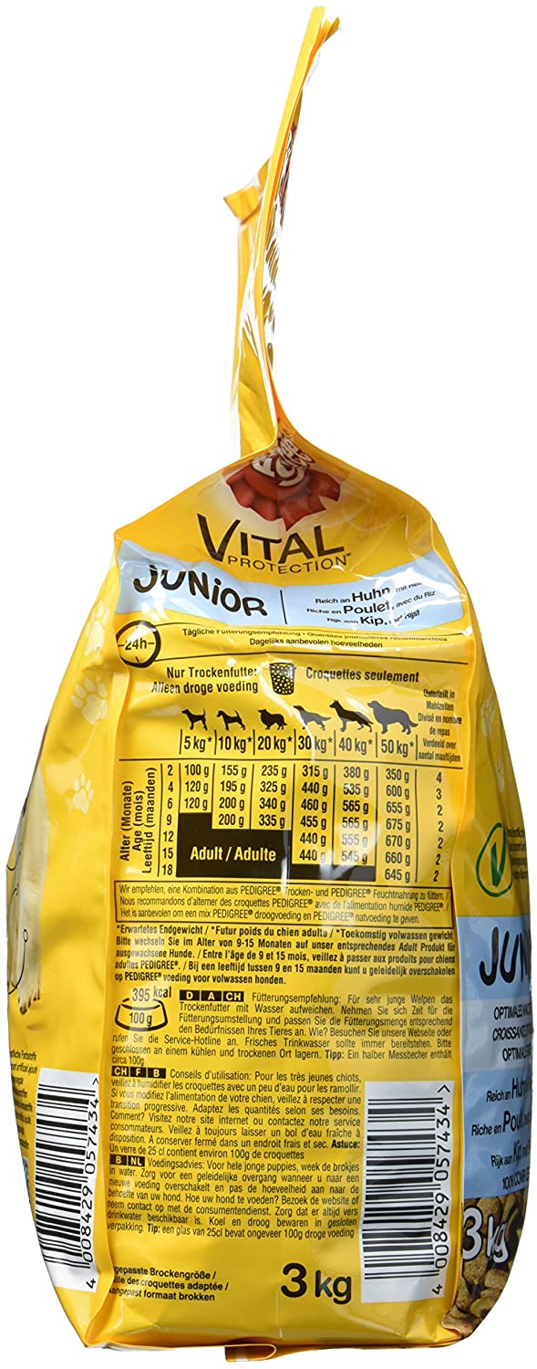  PEDIGREE - pienso de Pollo para Perros Junior 