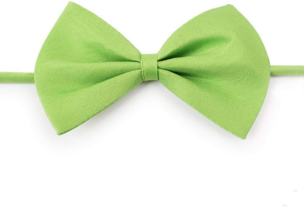  PENVEAT Precioso Gato y Collar de Perro Pajarita Correa Ajustable para el Cuello Accesorios de Aseo para Perros Pajarita Productos para Mascotas Suministros para Gatos, Negro, 5 Piezas 