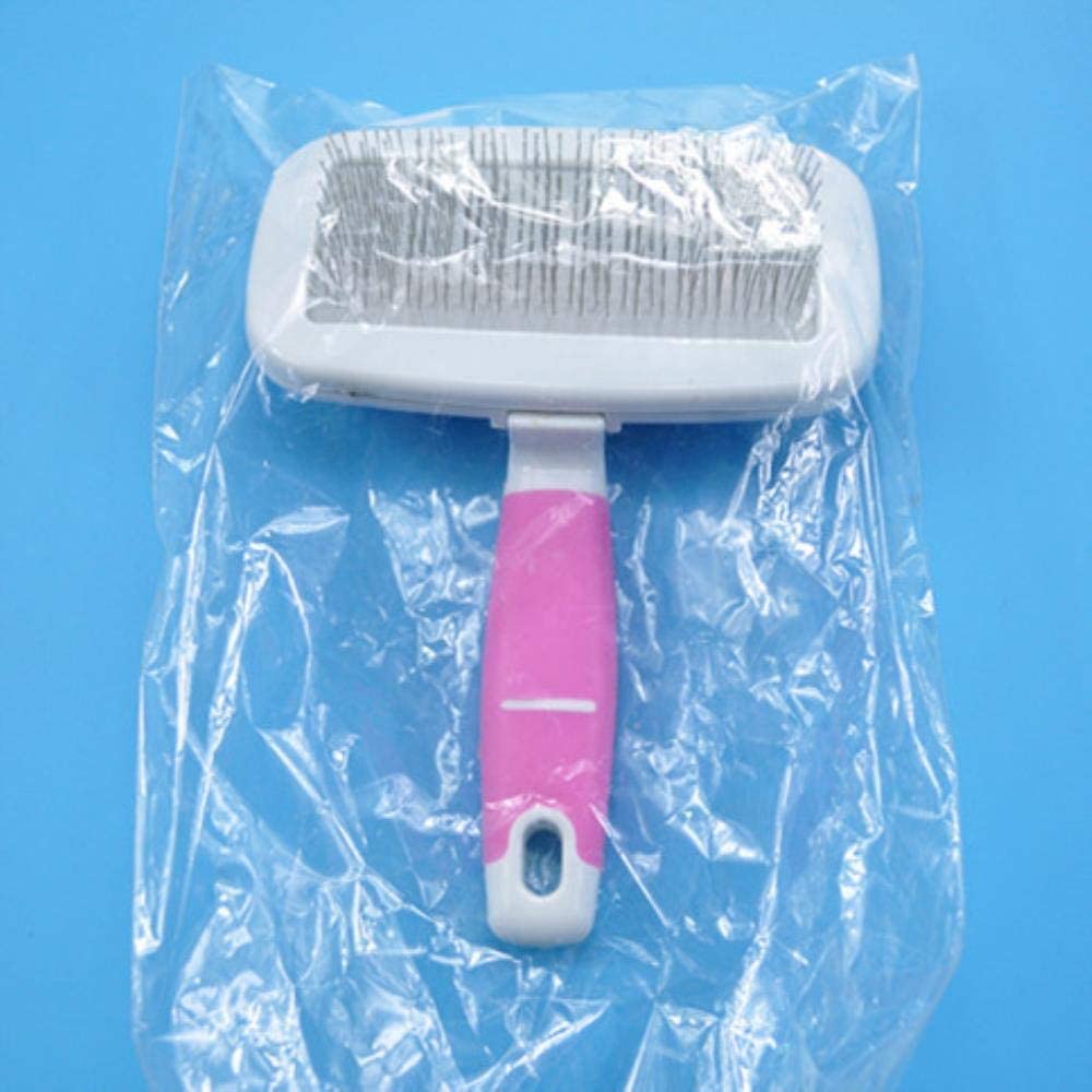  Perro Mascota Gato peina el Pelo Cepillo para el Pelo Original de Aseo Personal de Limpieza peines Herramientas Animales del resbalón de Productos de Color Caramelo Gran,1 Comb with OPP Bag,S 