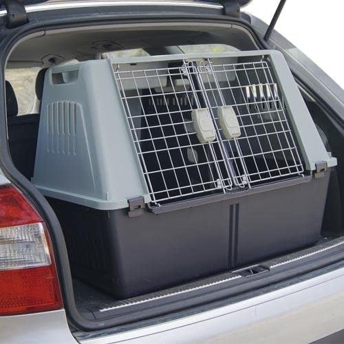  Trasnportín doble de coche para perros 100x60x66(alt) cm 