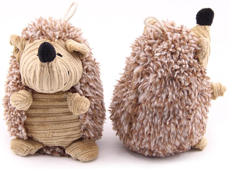  UKCOCO Juguete para Perro de Peluche Squeaky Erizo Juguetes Cachorro Perro Juguete 