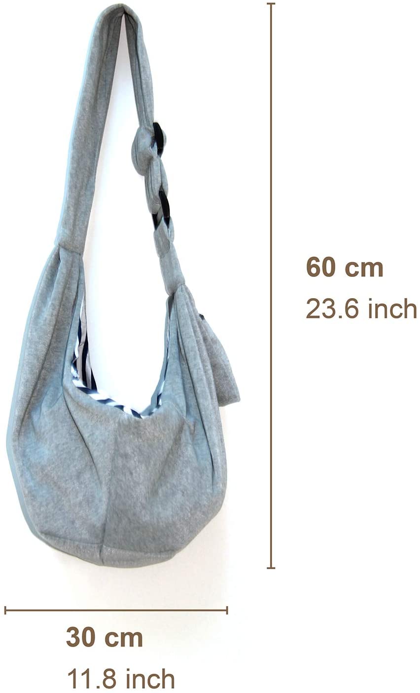  vitazoo Bolso de Transporte para Perros, Bolso para Perros y Gatos, Bolso para Mascotas, Reversible, Bolsa de Transporte, Sling Bag 