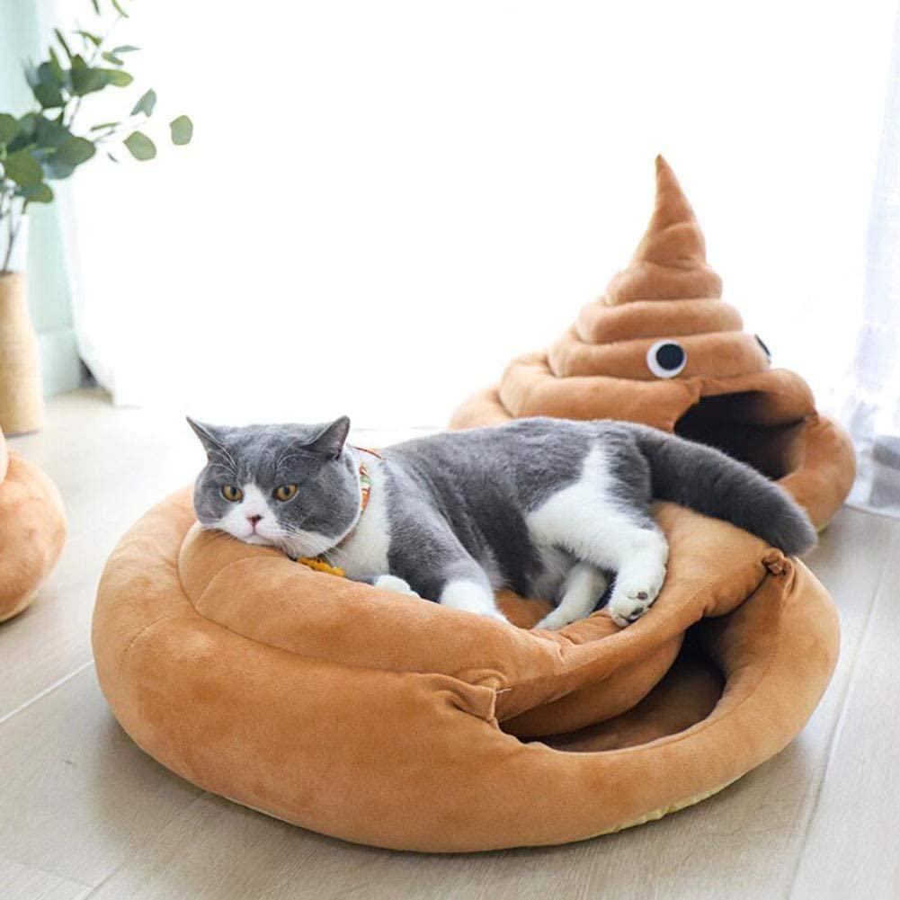  XB Lindo canil Caja para Gatos Trompeta Nido Mascota Moda Almohadilla para Perro Alfombra Lavable de una Pieza Cama para Mascotas Camas para Perros Perrera casa para Perros 