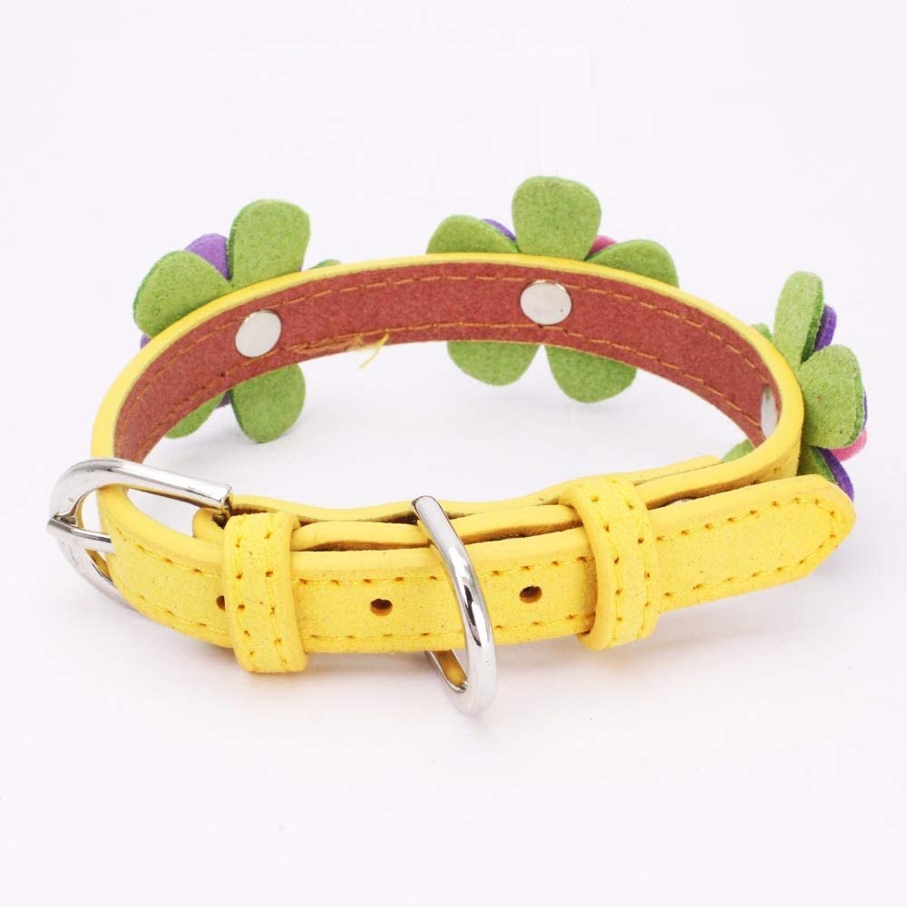  yzsxtW Perros Pequeños Collares De Productos Accesorios para Cachorros Retráctiles Flor Chihuahua para Mascotas Gatos Suministros Collares Tienda 