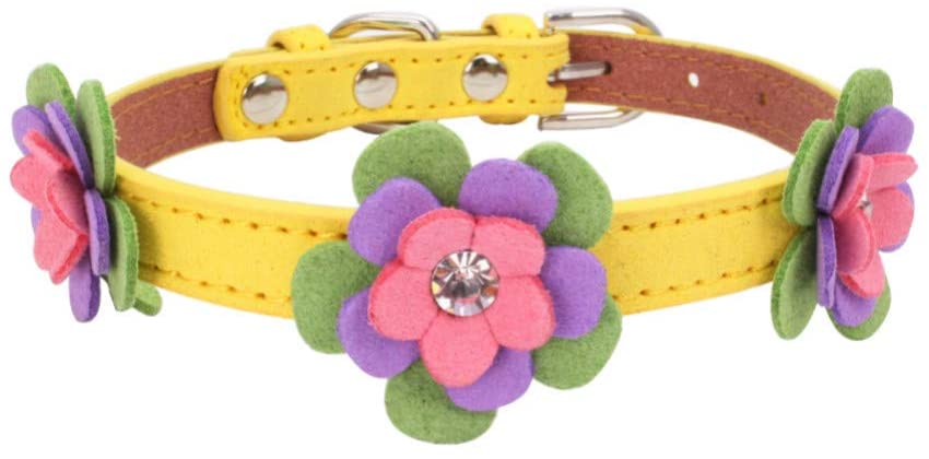  yzsxtW Perros Pequeños Collares De Productos Accesorios para Cachorros Retráctiles Flor Chihuahua para Mascotas Gatos Suministros Collares Tienda 