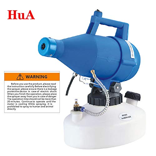 4.5L Ultra Baja Capacidad Atomizador Eléctrico ULV Nebulizador Pulverizador Portátil Eléctrica Pulverizador Térmico Fogger Máquina De Desinfección Atomizador Adecuado Para Farm Hotel Escuela Patio