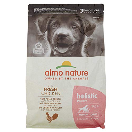 Almo Nature Dog Dry PFC Holistic Puppy Pollo Razas Medianas, 2 kg
