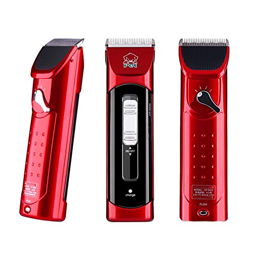 BASMPP Cortapelos Perros Kit De Aseo Cortapelos para Mascotas Cortadoras De Peluquería para Animales Cortadora Profesional para Perros Gato Cortador De Pelo Eléctrico con Guías De Peine