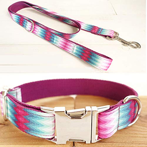 BORNET Arnés Y Correa para Gatos Rainbow Color Pet - Estilo De Funda Suave Ajustable - Lo Mejor para Pasear con Perros Collar De Perro De Arnés para Perros Correa para Mascotas,S