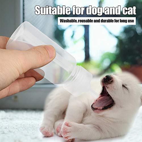 Broco 3pcs / Set de Silicona Transparente alimentador Duradero Botella de Leche for los Mascotas 60ml