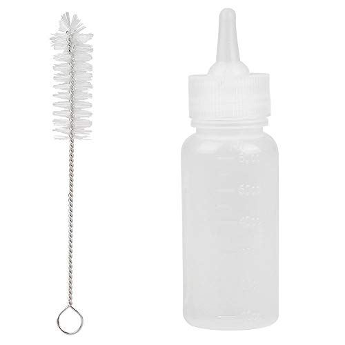 Broco 3pcs / Set de Silicona Transparente alimentador Duradero Botella de Leche for los Mascotas 60ml