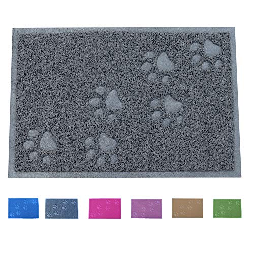 Cloud Heart - Alfombrilla para comida para perros y gatos, impermeable, antideslizante