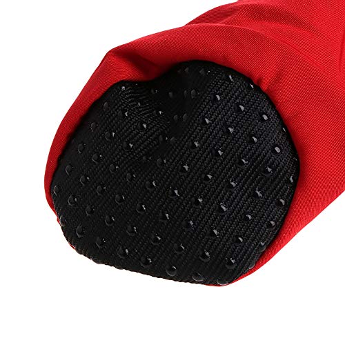 Feidaeu Zapatos de Perro Impermeables de Invierno 4 Unids/Set Mascotas Lluvia Botines de Nieve Zapatos de Goma Antideslizantes para Perros pequeños Cachorros Calzado
