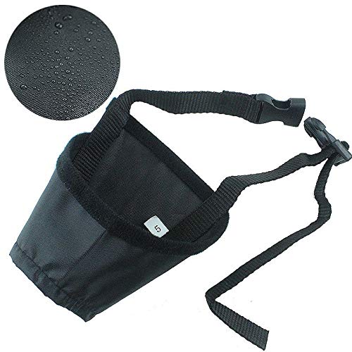 Gulunmun Mascota Nylon Máscara Ajustable Mordida de Corteza Bozal de Boca Suave Aseo Anti Stop Masticar para Perros pequeños Grandes Productos para Mascotas-Azul, 6
