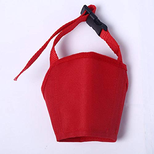 Gulunmun Mascota Nylon Máscara Ajustable Mordida de Corteza Bozal de Boca Suave Aseo Anti Stop Masticar para Perros pequeños Grandes Productos para Mascotas-Azul, 6