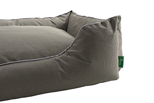 HUNTER Vancouver 61415 Perro Cama tamaño M Exterior Zona 87 x 67 x 24 cm Interior cojín 68 x 45 cm Gris/marrón