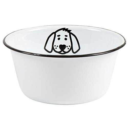 IB Laursen - Fressnapf, Hundenapf, Futternapf - para perros - Emaille - Ø 17 cm