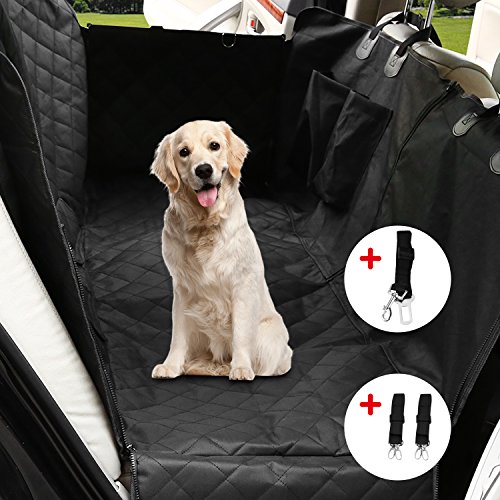ICOCO Funda Protector de Coche para Mascota Perro Gato Impermeable de Asiento Trasero
