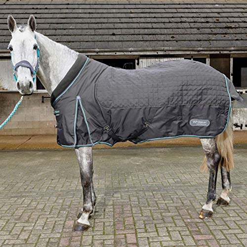 John Whitaker Ottowa Premium - Alfombra para establo (200 g), Gris Aqua, 1,52 m
