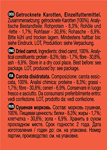 Little One Snack Roedores Zanahorias deshidratadas 200 gr