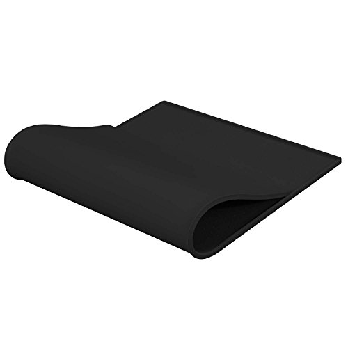 Parsion Alfombrilla de Silicona Premium para comederos de Perros y Gatos, con Borde Extra Alto y Superficie Antideslizante | Esterilla y salvamanteles para su Mascota | Alfombrilla para Perros