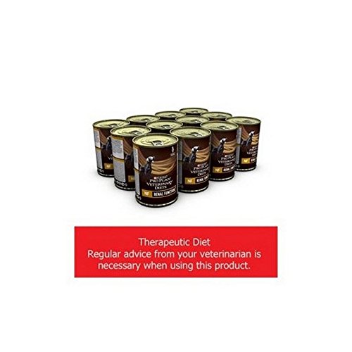 Purina Pro PLAN Vet Diet Canine NF Renal Función Mousse comida para perro 12 x 400 g (4,8 kg) (Pack de 4)