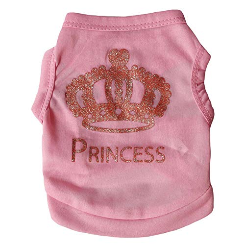 QIEZI Mascota Chaleco Grande Y Mediano Tamaño Camiseta De Perro Bicolor Perro Grande Corona De Refrigeración Chaleco (Color : Pink, Size : M)
