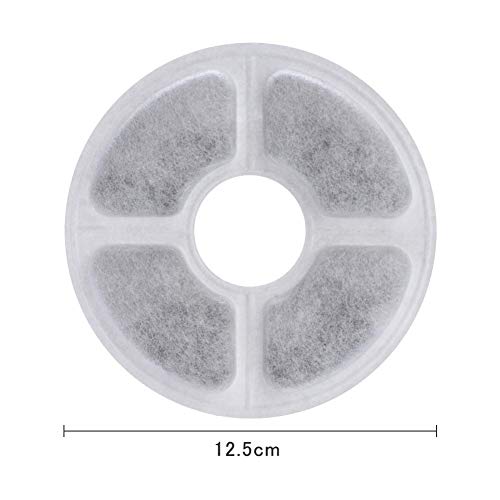 Salmue 6 Filtros de 2L Fuentes de Agua Gato/Perro para Fuentes de Flores, Filtros de Repuesto de Fuentes de Mascotas, filtros de Agua para Fuentes de Agua Potable para Mascotas