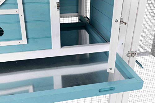 Trixie Caseta Natura, 2 Compartim, 156×110×80cm, Azul-BCO