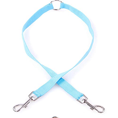 WSCDEH Venta de Productos Acoplador Cuerda de Doble Correa Suministros para Mascotas Arnés Correa Correa del Asiento del Perro Perro Mascota Doble Dos Correas Dobles ME