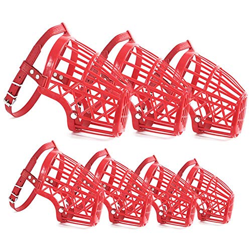 Yener Fashion Pet Dog Bozales 3 Tipos de Colores Protección del Medio Ambiente Cubierta de Goma para Perros para Cachorros y Suministros para Mascotas de Perros medianos, Verde, XL