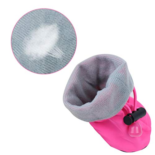 Zapatos Antideslizantes para Perros Botas para Perros Calzado Ajustable Botines para Cachorros Calcetines Suministros para Mascotas Protector de Pata Resistente 6 Piezas
