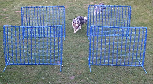 Callieway® 4 x Hoopers Valla Blue Gate/Valla – nadac Hoopers Agility Dispositivo – Hoopers Agility Gate