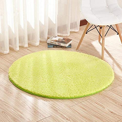 liming Alfombra Redonda de Terciopelo de Cordero Fitness Yoga Alfombrilla de baño Accesorios de baño Alfombrillas Sala de Estar Alfombra Alfombra para niños Alfombra de cabecera, 7,120 cm de diámet