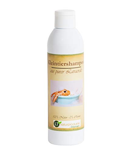 LT-Naturprodukte Champú para Conejos | Orgánico | Libre de químicos y jabones | Hipoalergénico | contra el picor | con Tierra de Lava marroquí Original | 250 ml | para pelos Cortos y Largos