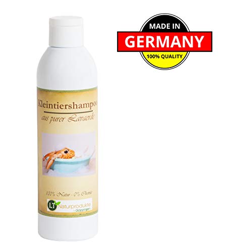 LT-Naturprodukte Champú para Conejos | Orgánico | Libre de químicos y jabones | Hipoalergénico | contra el picor | con Tierra de Lava marroquí Original | 250 ml | para pelos Cortos y Largos