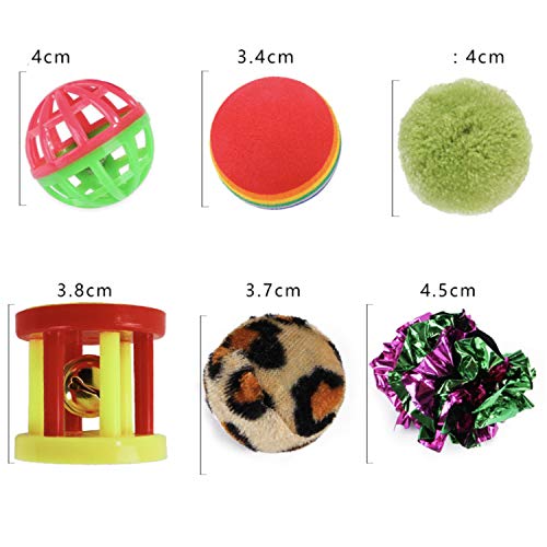 Sunshine smile Juguetes para Paquete de Variedad para Gatitos,Set di Juguetes para Gatos Interactivo Ratón,Juguetes para Gatos con Bolas Varita,Juguetes para Gatos con Plumas túnel (21 Piezas)