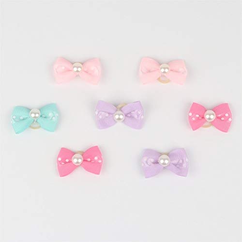 BGDRR Perros pequeños Peluquería Arcos Accesorios for el Pelo Yorkshire for Mascotas Suministros Pinzas for el Cabello Aseo (Color : 13, Size : 10 Pieces)