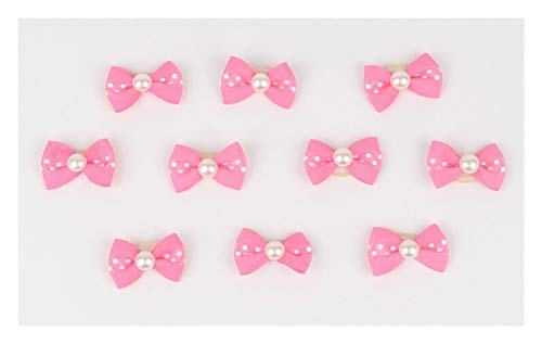 BGDRR Perros pequeños Peluquería Arcos Accesorios for el Pelo Yorkshire for Mascotas Suministros Pinzas for el Cabello Aseo (Color : 13, Size : 10 Pieces)