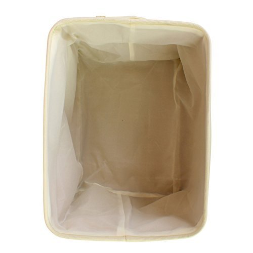 Cesta para Juguetes de Perro de Lona Color Crema - Caja de Alta Calidad para Almacenar los Juguetes de los Perros. 40 cm x 30 cm x 25 cm