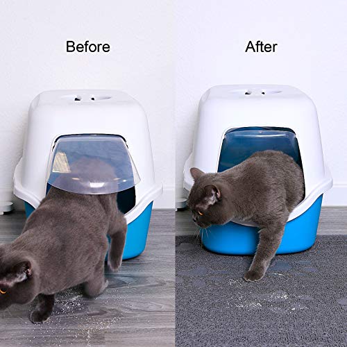 Dibea CM00340 - Alfombra para baño de Gatos, PVC, 33 x 45 cm, Alfombra de Arena para Gatos Que atrapa la Arena fácilmente, fácil de Limpiar, Esterilla para Gatos, Esterilla para Gatos