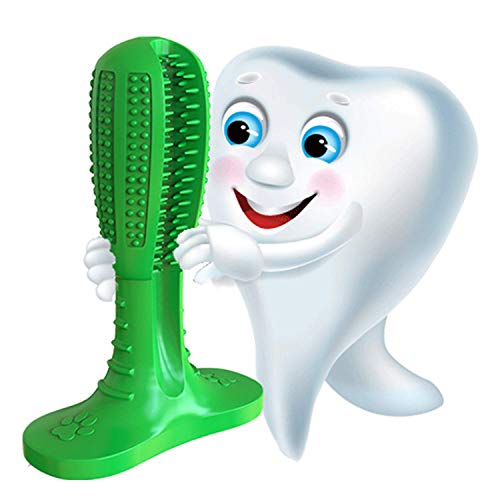 Freyamall Perro Cepillos de Dientes, Goma de Menta, Cachorro Dientes Limpieza Dental Cuidado Bucal, Masajeador, Natural y No tóxico