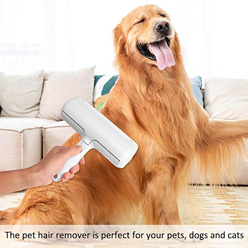 HaavPoois Peine Removedor de Pelo para Mascotas, 1 Pieza de Herramienta de Cepillo de Rodillo de Limpieza Reutilizable para Muebles Sofá Ropa Pelusa Perro Gato