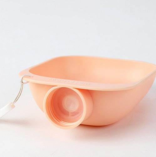 Holiny Alimentador Portátil Al Aire Libre para Gatos Y Perros, Botella De Agua, Recipiente De Silicona para Perros, Dispensador De Agua para Gatos